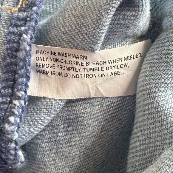 GAP 1969 Blue Jean Shorts size 25 light wash no rips - Picture 8 of 8